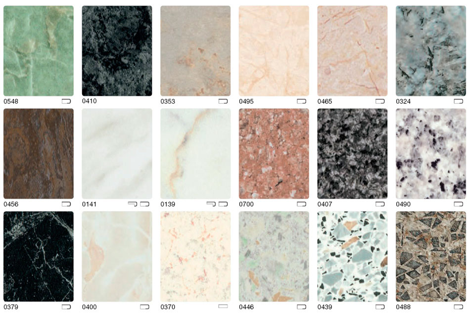 Colores y diseños fantasía para la melamina de la base - Parte 2