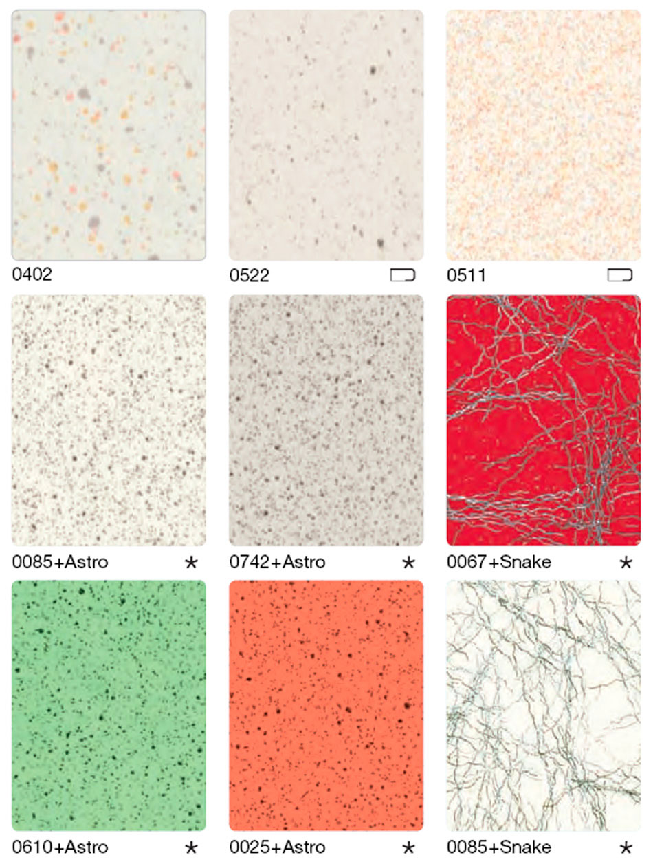 Colores y diseños fantasía para la melamina de la base - Parte 3